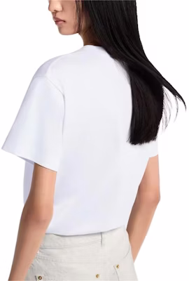 (W) LOUIS VUITTON Neon Logo Letter FW25 Kaos Wanita Regular. 1AIAM2 Details for (W) LOUIS VUITTON Neon Logo Letter FW25 Kaos Wanita Regular. 1AIAM2