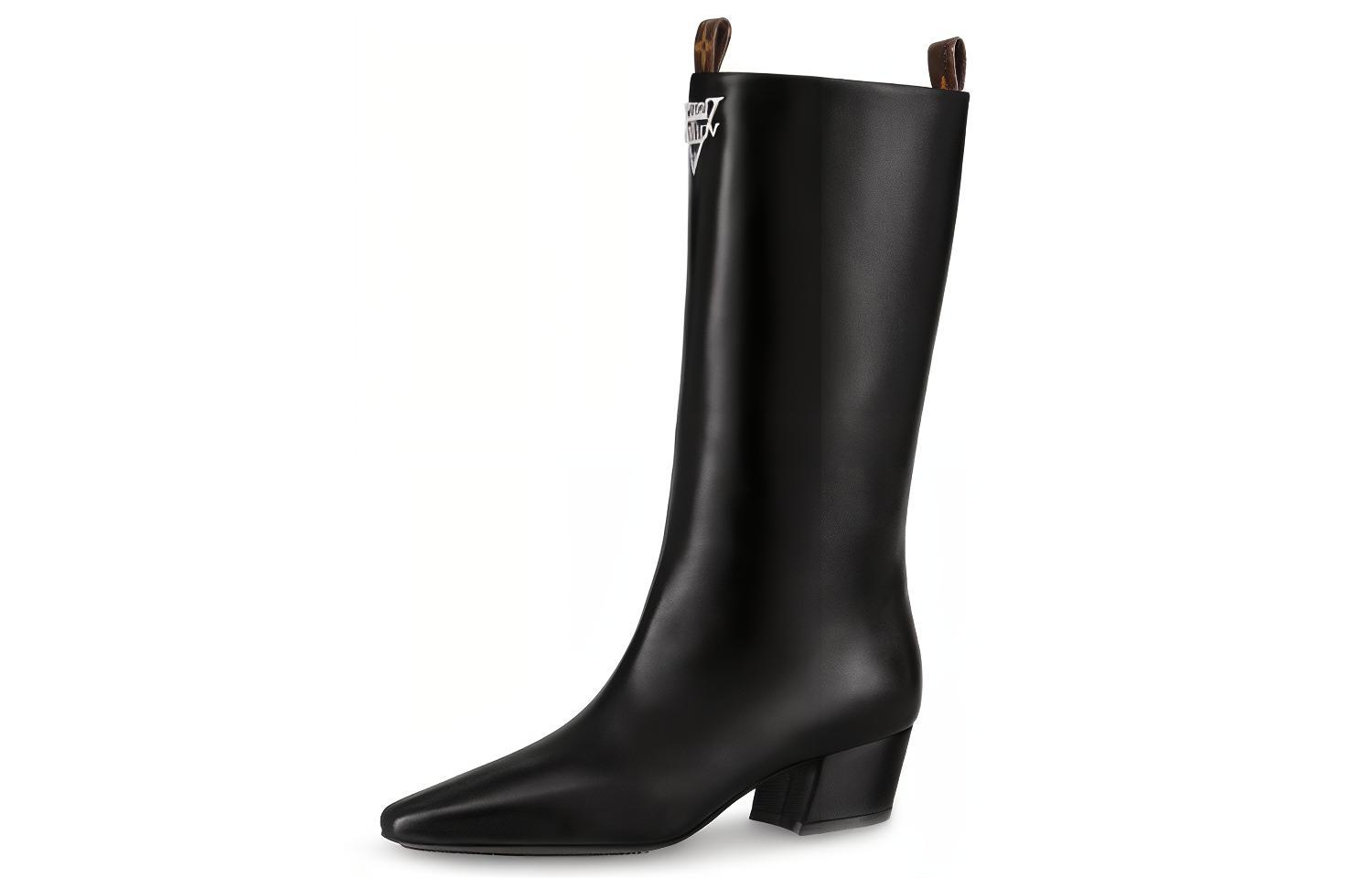 (Women) Louis Vuitton Nightfall High-Top Boot 'Black Calfskin' 1A66JX