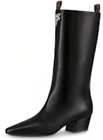 (Women) Louis Vuitton Nightfall High-Top Boot 'Black Calfskin' 1A66JX (Women) Louis Vuitton Nightfall High-Top Boot 'Black Calfskin' 1A66JX