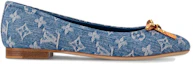 Order (Women) Louis Vuitton Nina 'Blue Fabric Round Toe' 1ACK97