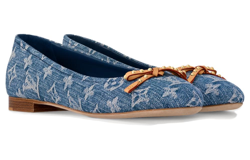 Lookbook (Women) Louis Vuitton Nina 'Blue Fabric Round Toe' 1ACK97