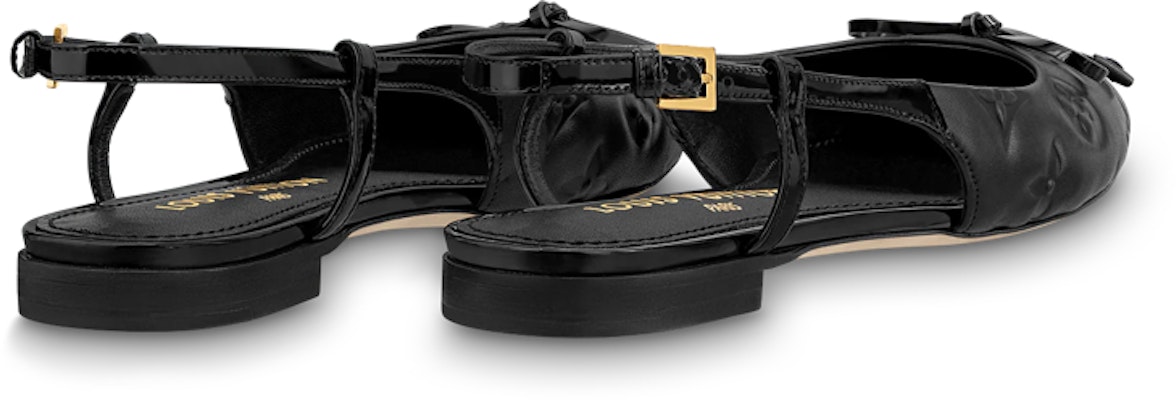 (Women) Louis Vuitton Nina Flat Buckle Slide 'Black Calfskin' 1ABW0E Lookbook (Women) Louis Vuitton Nina Flat Buckle Slide 'Black Calfskin' 1ABW0E