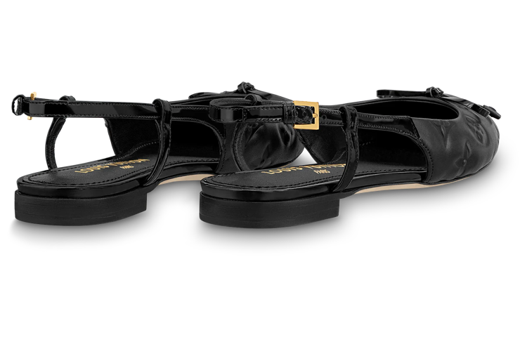 Lookbook (W) Louis Vuitton Mule plate Nina ''Cuir de veau noir'' 1ABW0E