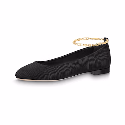 (W) LV Nina Flat Slip-On 'Black'
