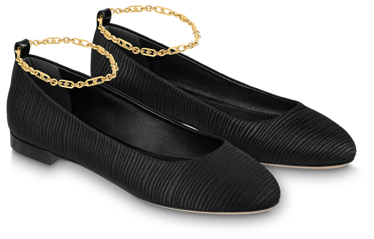 Order (W) Louis Vuitton Nina Flat Slip-On 'Negro' 1ABGJG