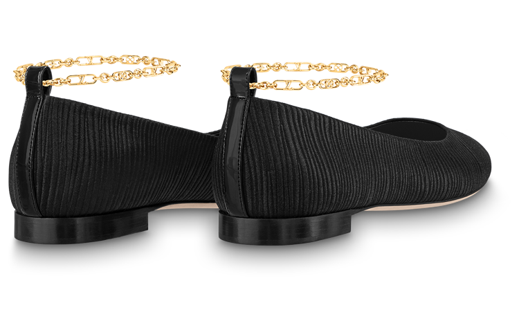 Lookbook (W) Louis Vuitton Nina Flat Slip-On 'Negro' 1ABGJG