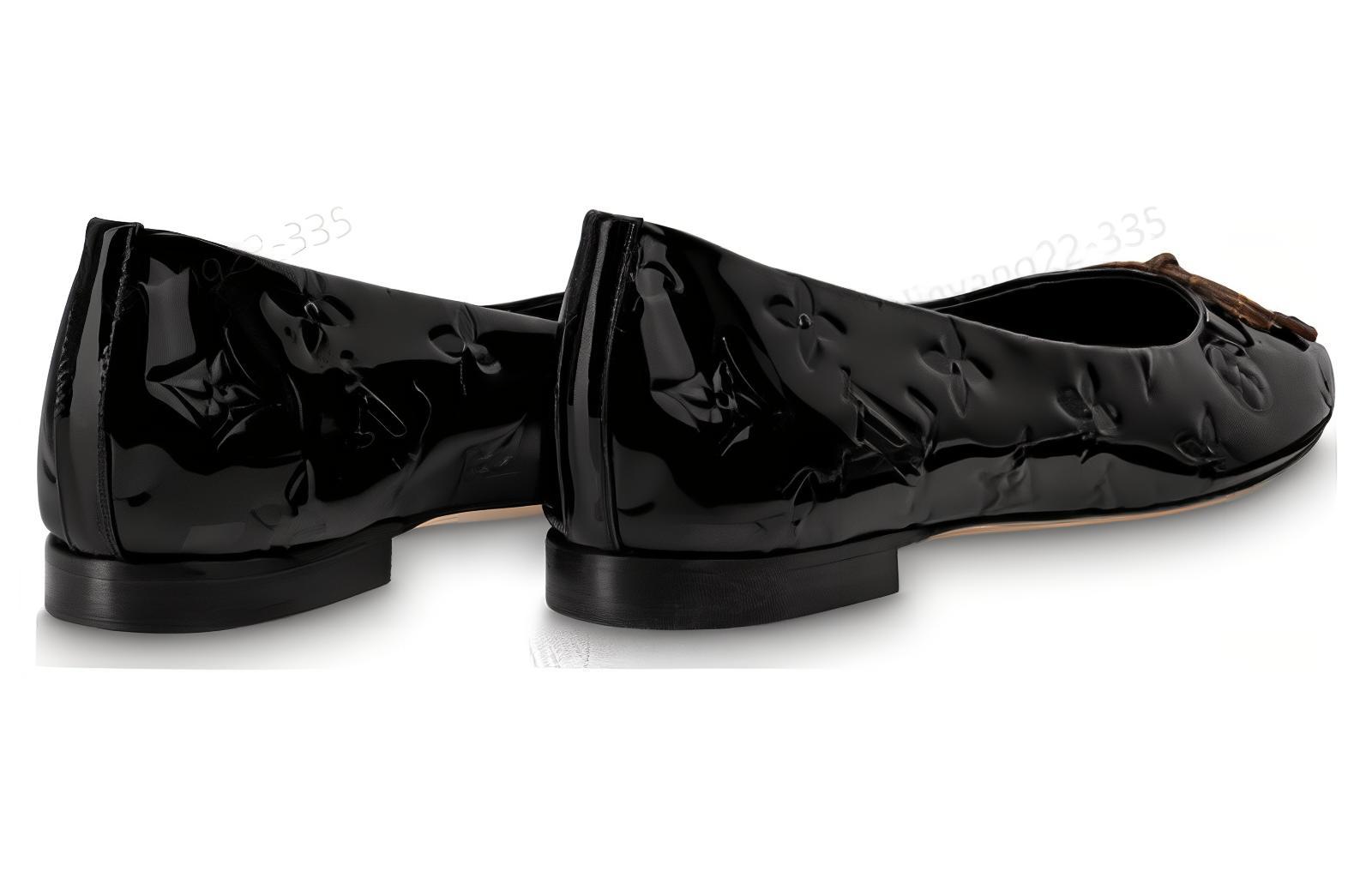 Lookbook (W) Louis Vuitton Nina Slip-On 'Kulit Hitam' 1ABGK4