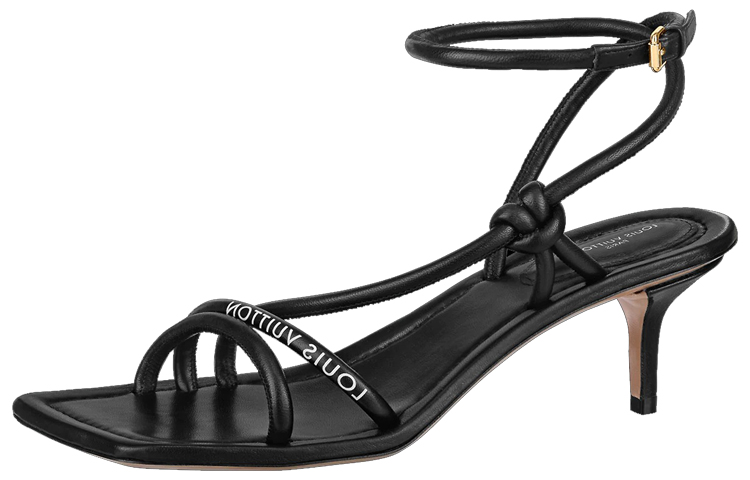 Buy LOUIS VUITTON路易威登 Nova 時尚休閒搭扣細跟 高跟鞋 6cm 女款 黑色