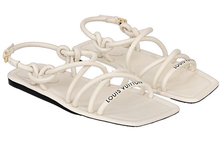 Lookbook (W) Louis Vuitton Nova Flat Sandale ''Weiß'' 1A9D0U