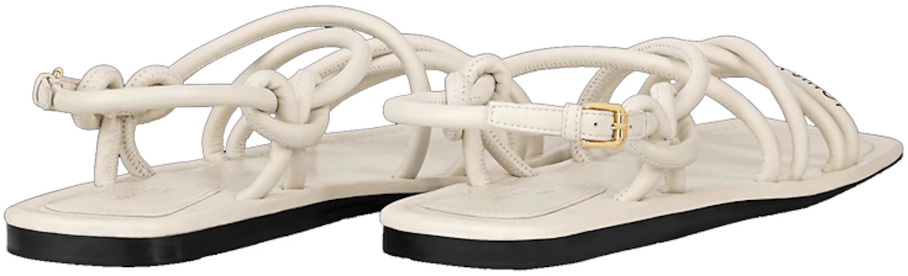(W) Louis Vuitton Nova Flat Sandale ''Weiß'' 1A9D0U Shop (W) Louis Vuitton Nova Flat Sandale ''Weiß'' 1A9D0U