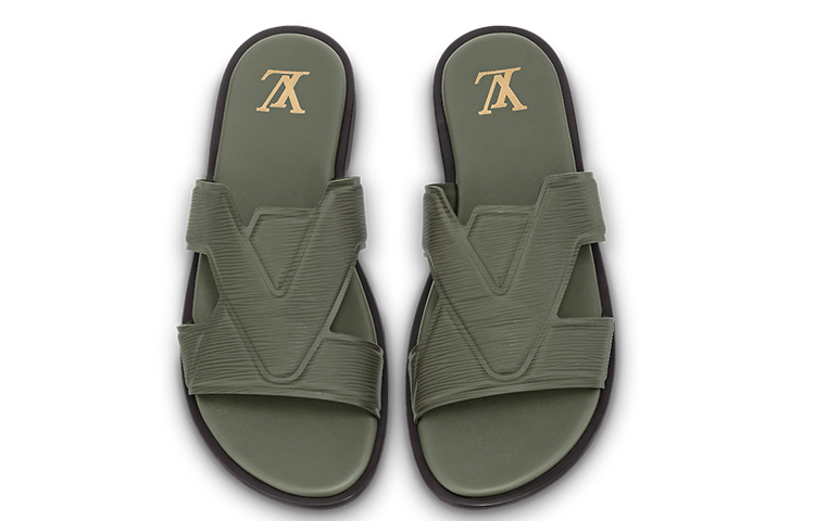 Shop (W) Sandal Louis Vuitton Oasis 'Tren Fashion Hijau' 1ABNHL