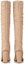 Shop (W) Louis Vuitton Olympia 'But Kasut Tumit Tinggi Kulit Beige Round-Toe' 1AC8Z1