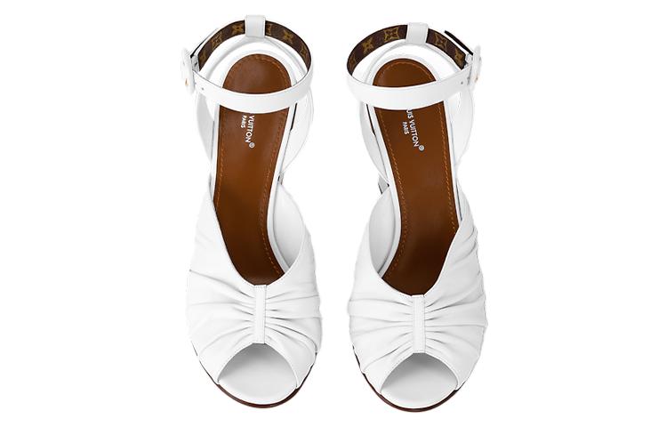 Lookbook (Women) Louis Vuitton Olympia 'Comfort Open-Toe Sandal White' 1ACANK