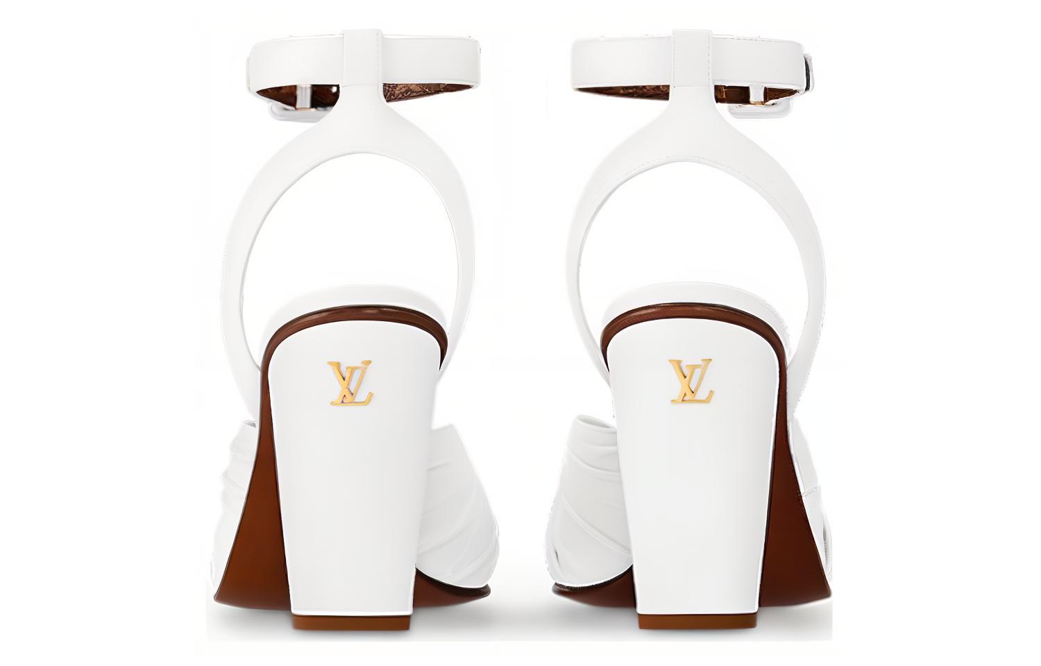 Shop (Women) Louis Vuitton Olympia 'Comfort Open-Toe Sandal White' 1ACANK