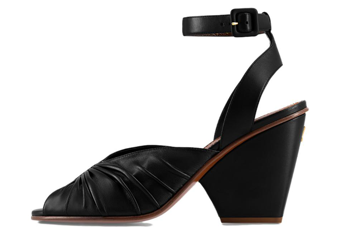 (Women) Louis Vuitton Olympia 'Peep Toe Black' 1ACANA