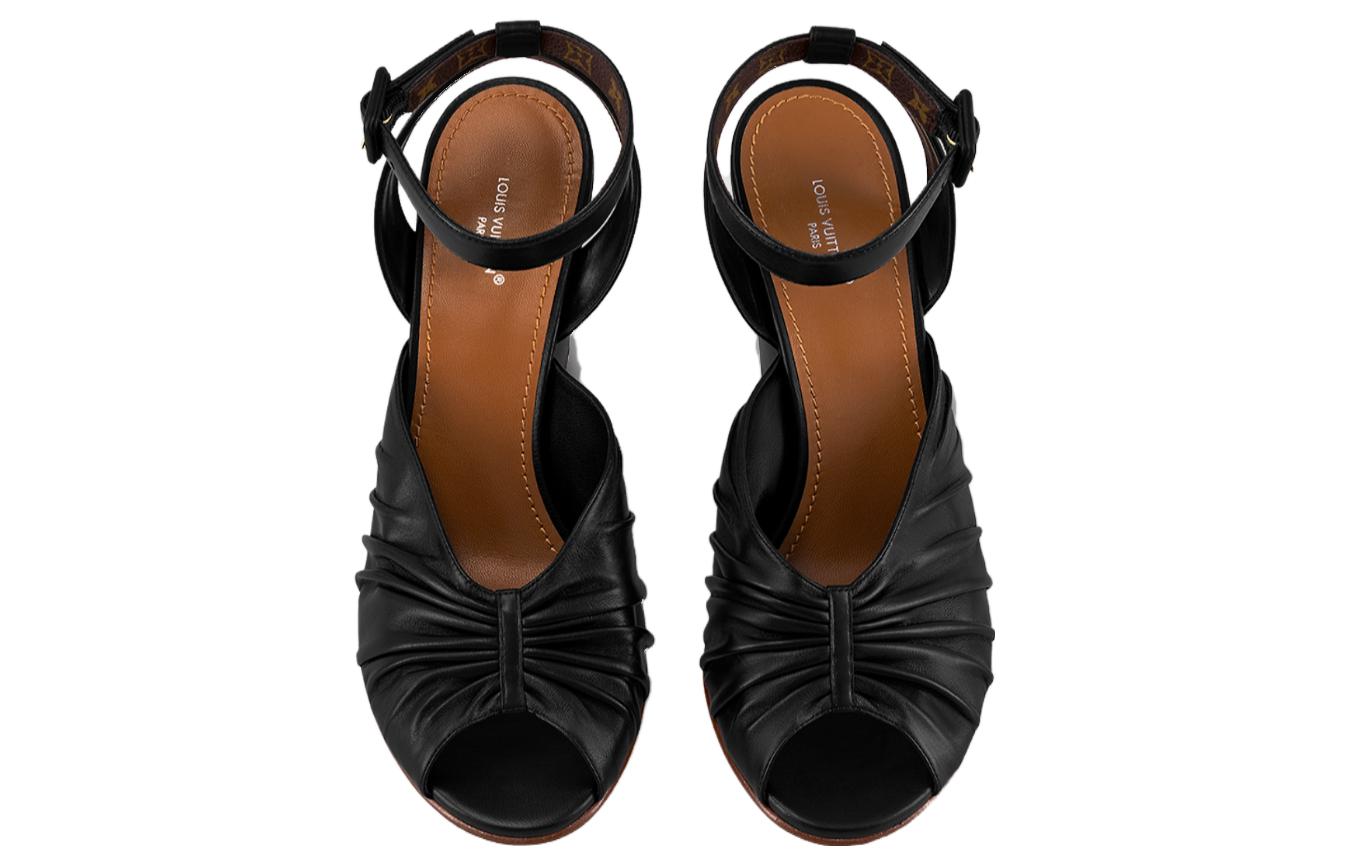 Shop (Women) Louis Vuitton Olympia 'Peep Toe Black' 1ACANA