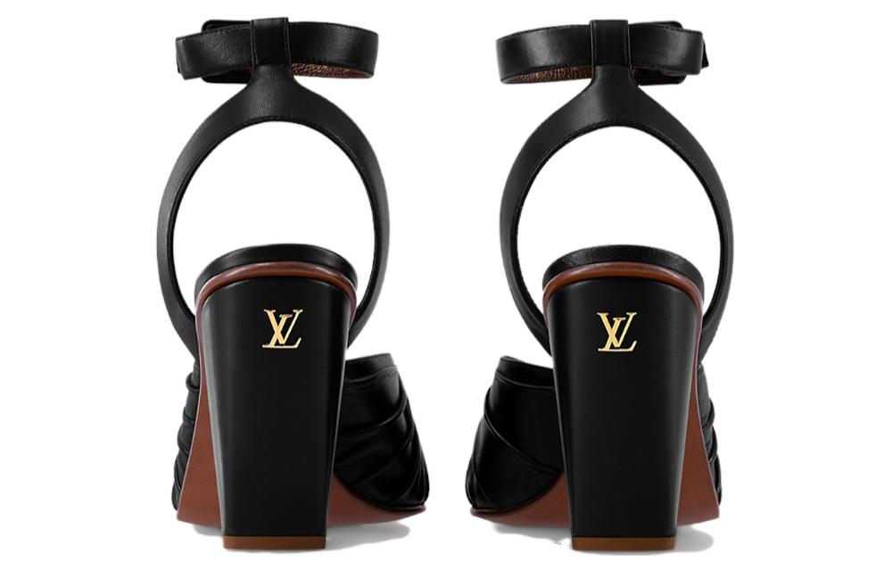 Purchase (Women) Louis Vuitton Olympia 'Peep Toe Black' 1ACANA