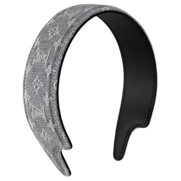 (Women) LOUIS VUITTON Original Design  Cotton Headband Grey. M94937