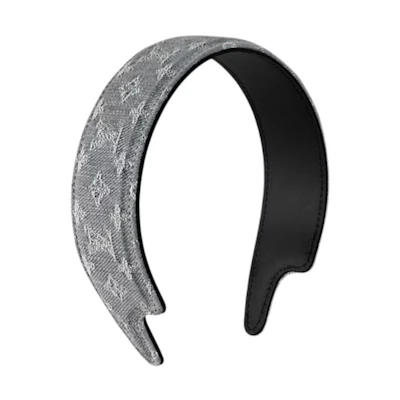 (Women) LOUIS VUITTON Original Design Cotton Headband Grey. M94937