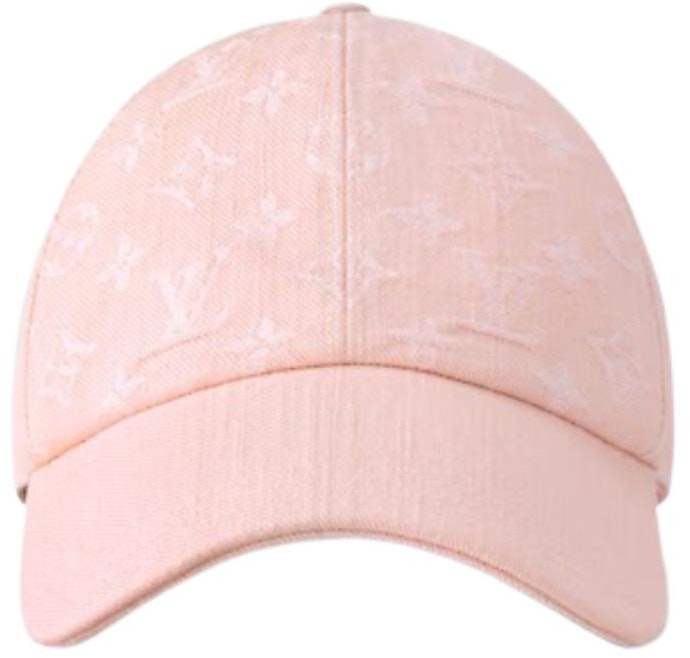 women-louis-vuitton-original-design-pink-cotton-cap-m7944