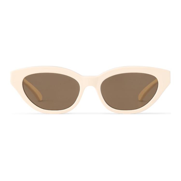 (Women) LOUIS VUITTON Oval Acetate Beige Sunglasses for Women z2482u
