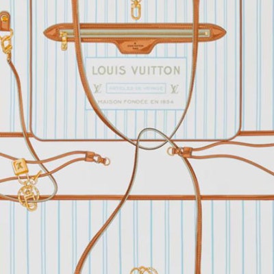 (Women) LOUIS VUITTON Padlock Logo Design Silk Scarf Beige Accessory M96452 Shop (Women) LOUIS VUITTON Padlock Logo Design Silk Scarf Beige Accessory M96452