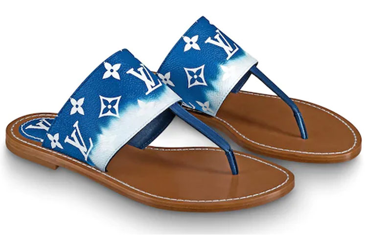 Lookbook (W) Louis Vuitton Palma Slide Monogram ''Bleu'' 1A7TRP