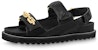(W) Louis Vuitton Paseo Comfort 'Kulit Hitam' 1AB3Q8