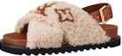 Buy (W) Louis Vuitton Paseo Comfort 'Selipar Bulu Shearling Beige' 1A9D58