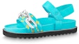 Buy (W) Sandal Rata Louis Vuitton Paseo Comfort 'Biru' 1A90QC