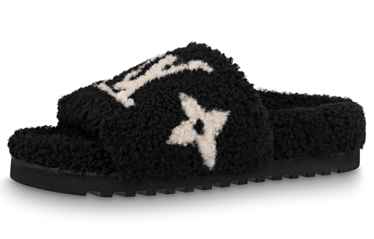 (Women) Louis Vuitton Paseo Comfort Flat Sandals 'Black' 1ABWDN