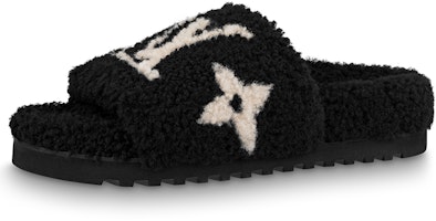 (Women) Louis Vuitton Paseo Comfort Flat Sandals 'Black' 1ABWDN (Women) Louis Vuitton Paseo Comfort Flat Sandals 'Black' 1ABWDN