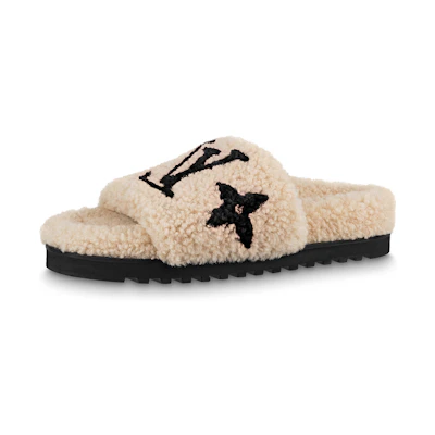(W) LV Paseo CMFT Flat Sandals 'Beige'