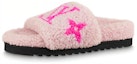 Buy (W) Louis Vuitton Paseo Comfort Flat Sandals 'Pink' - Sandal Rata Louis Vuitton Merah Jambu 1ABWE5