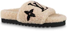 Order (W) Louis Vuitton Paseo Comfort Platte Sandalen ''Beige'' 1ABWD1