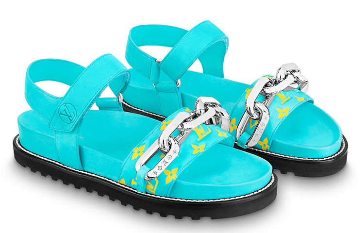 Order (W) Sandali Bassi Louis Vuitton Paseo Comfort ''Blue''. 1A90QC