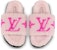 (W) Louis Vuitton Paseo Comfort Flat Sandals 'Pink' - Sandal Rata Louis Vuitton Merah Jambu 1ABWE5