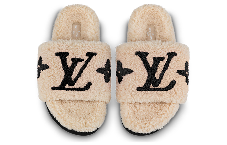 Purchase (W) Louis Vuitton Paseo Comfort Platte Sandalen ''Beige'' 1ABWD1