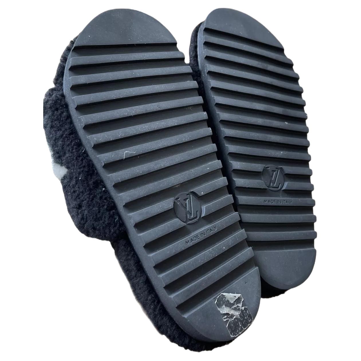 Purchase (W) 路易威登 Paseo 舒适乐福鞋 '黑色印白色Logo' 1A8ZIL