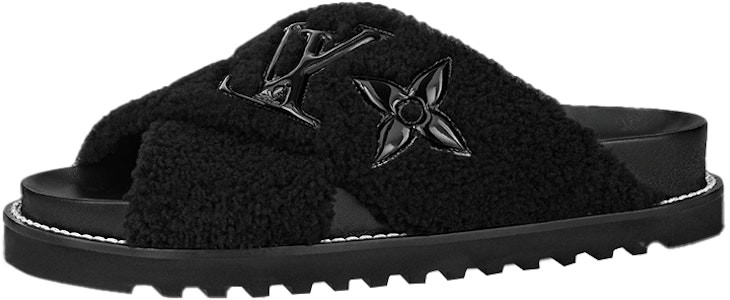 (W) 路易威登舒适凉鞋 '黑色' 1AA1VI Buy (W) 路易威登舒适凉鞋 '黑色' 1AA1VI