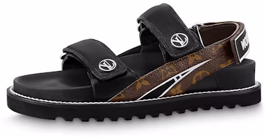 (Women) Louis Vuitton Paseo Comfort Sandal 'Black Magic Tape' 1AB0XT (Women) Louis Vuitton Paseo Comfort Sandal 'Black Magic Tape' 1AB0XT