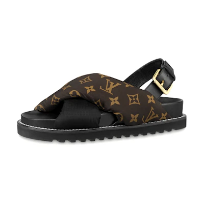 (W) LV Paseo CMFT Sandal 'Black Logo'