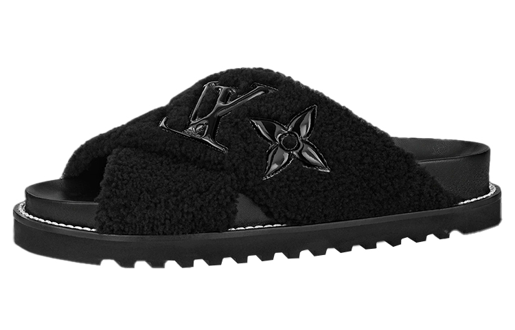 Buy 路易威登 Paseo Comfort 平底涼拖 女款 黑色