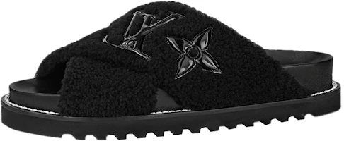 (Women) Louis Vuitton Paseo Comfort Sandal 'Black' 1AA1VI (Women) Louis Vuitton Paseo Comfort Sandal 'Black' 1AA1VI