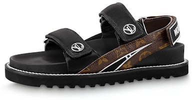 (Women) Louis Vuitton Paseo Comfort Sandal 'Black Magic Tape' 1AB0XT (Women) Louis Vuitton Paseo Comfort Sandal 'Black Magic Tape' 1AB0XT