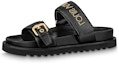 Buy (W) Sandal Louis Vuitton Paseo Comfort 'Hitam Emas' 1AAB6F