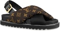 Order (W) Sandal Louis Vuitton Paseo Comfort 'Logo Hitam' 1A8SU4