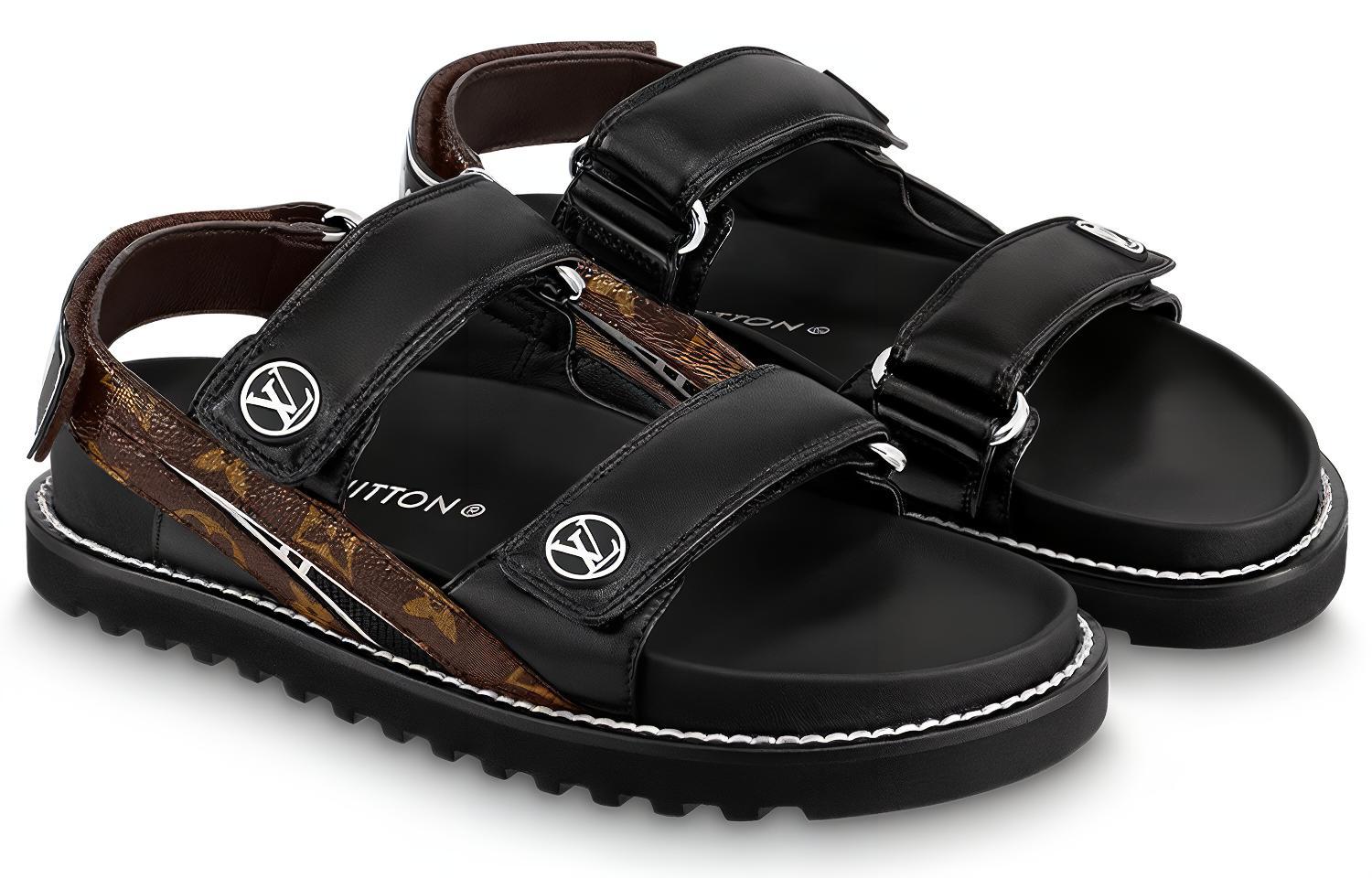 Order (W) 루이비통 파세오 컴포트 샌들 "블랙 매직" 1AB0XT