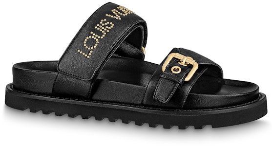 (W) Sandal Louis Vuitton Paseo Comfort 'Hitam Emas' 1AAB6F Order (W) Sandal Louis Vuitton Paseo Comfort 'Hitam Emas' 1AAB6F