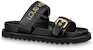 (W) Sandal Louis Vuitton Paseo Comfort 'Hitam Emas' 1AAB6F